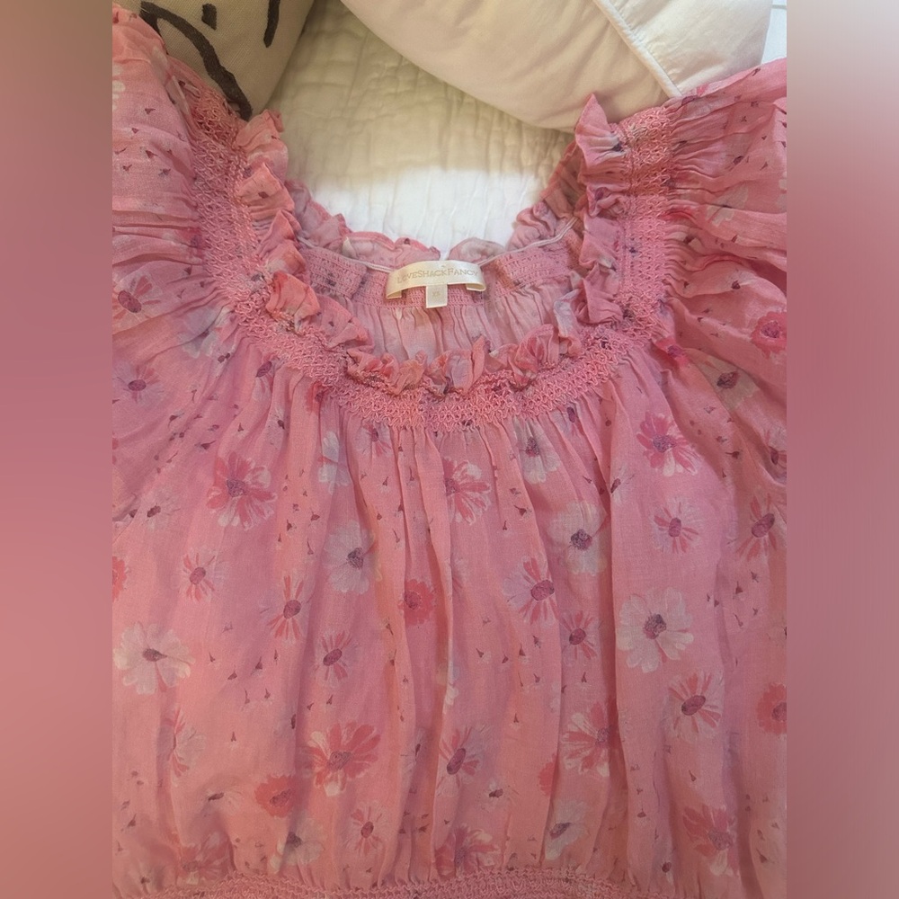 Love shack fancy blouse worn once!